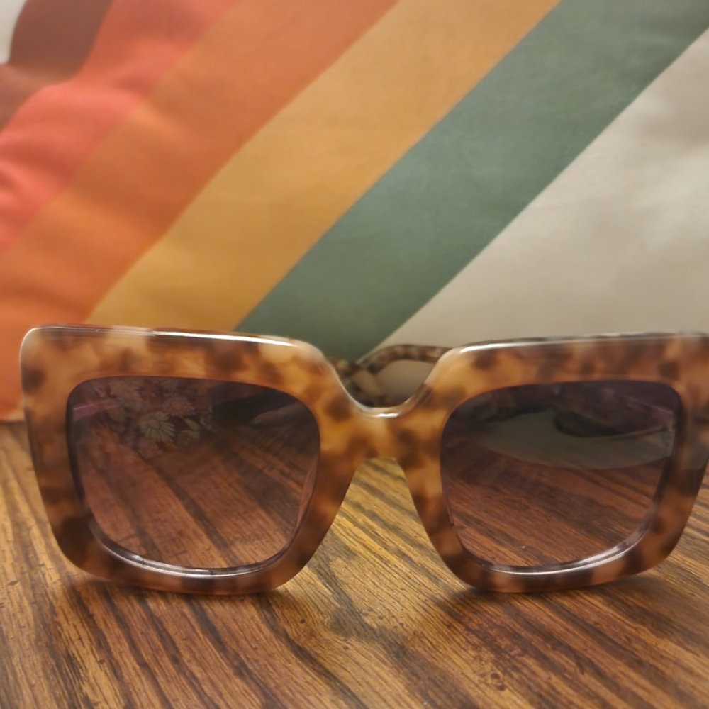 Diff Sunglasses Wine Tortoise Oversized - image 5